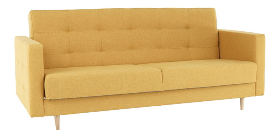 Háromszemélyes kanapé Armendia (mustár)