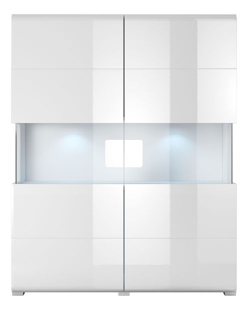 Vitrina- Tamie Tip 42 (bijela + sjaj bijeli)