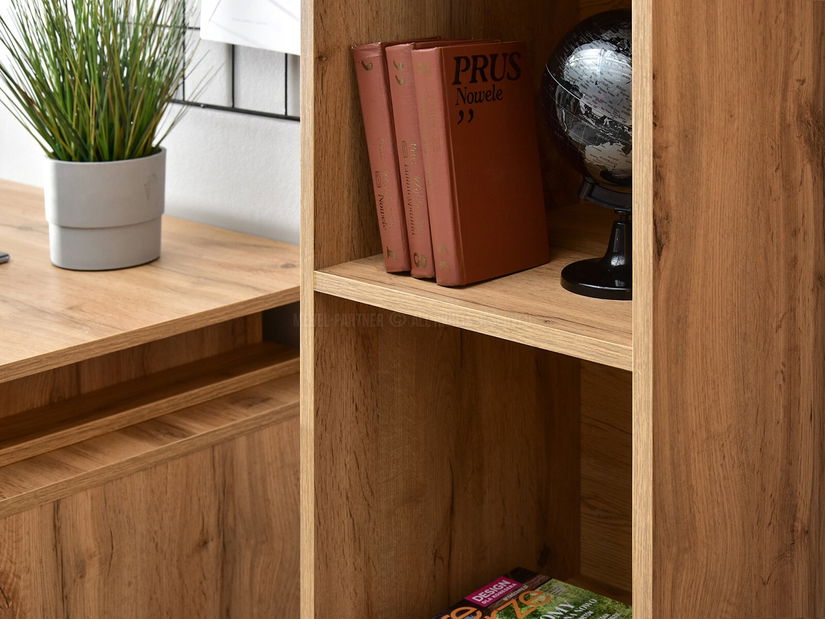 Nappali fal Suspendera SH10 (tölgy + fekete)