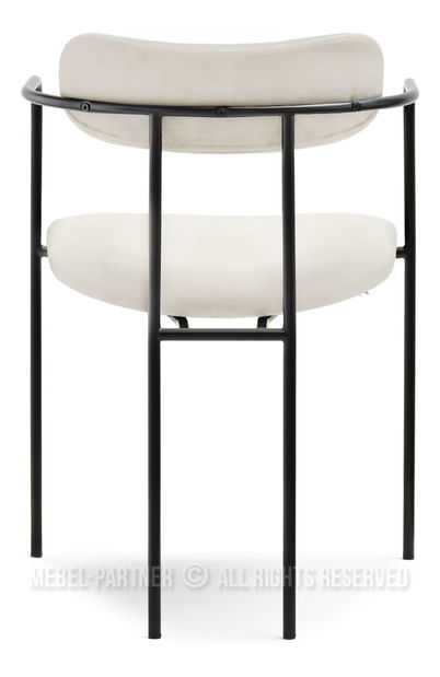 Stolička Magnus (krémová + čierna)