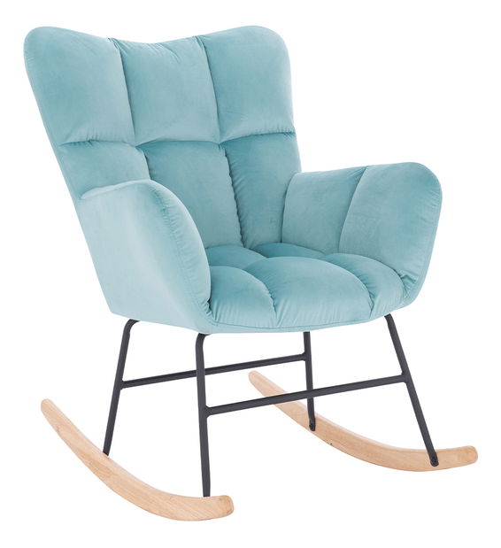 Dizájnos hintafotel Kerem (mentol)