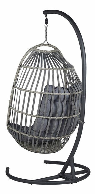 Viseća fotelja Samual (tamnosiva)