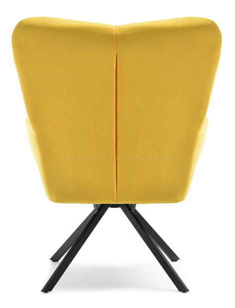 Kreslo Kikino X (žltá + čierna)
