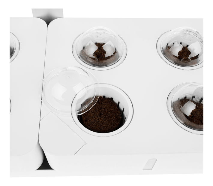 Intelligens virágtartó Bruno (fehér) (LED Világítás)