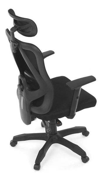 Fotoliu birou Kalisz (negru)