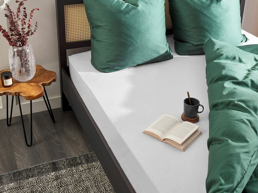 Cearceaf de pat 160 x 200 cm Januba (alb)