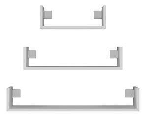 Set 3ks. nástenných políc Manipular 1 (biela)