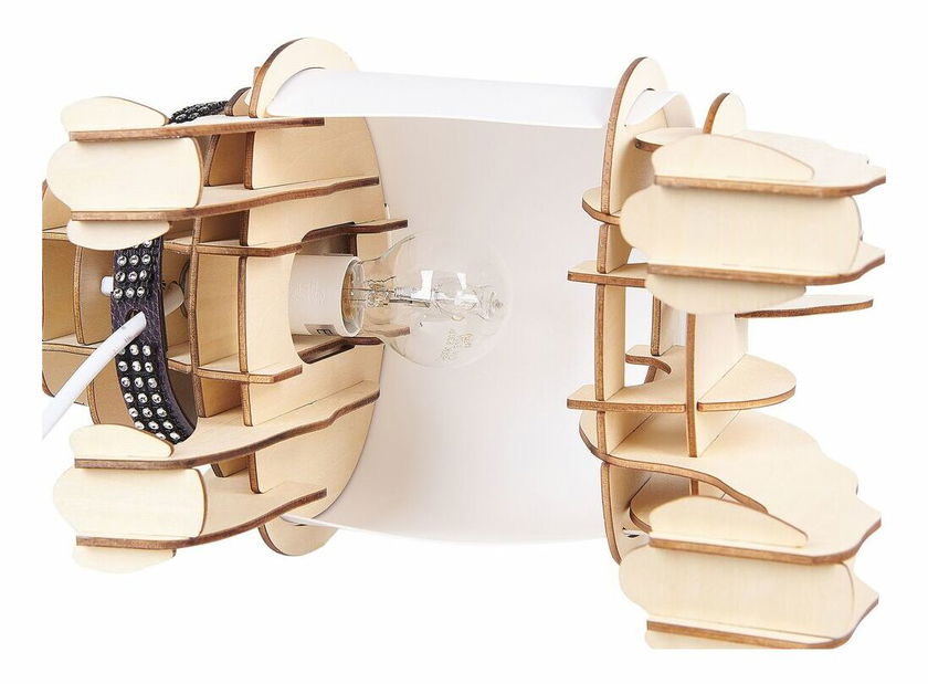 Asztali lámpa Druella (világos fa)