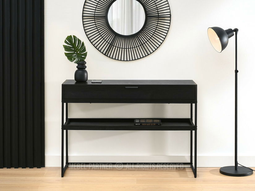 Măsuță consolă Nicamente (negru)