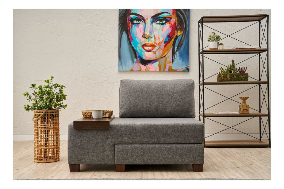 Fotoliu extensibil Perenilla L (S) (gri + nuc) *resigilat