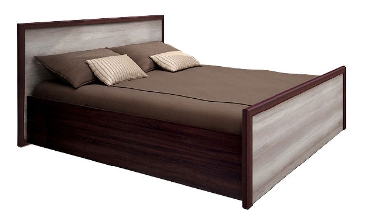 Manželská posteľ 160 cm Flamengo (s roštom a úl. priestorom)