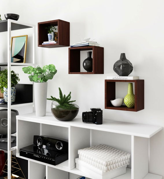 Set zidnih polica Kenzo (wenge)