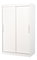 Šatníková skriňa Connor (biela)
