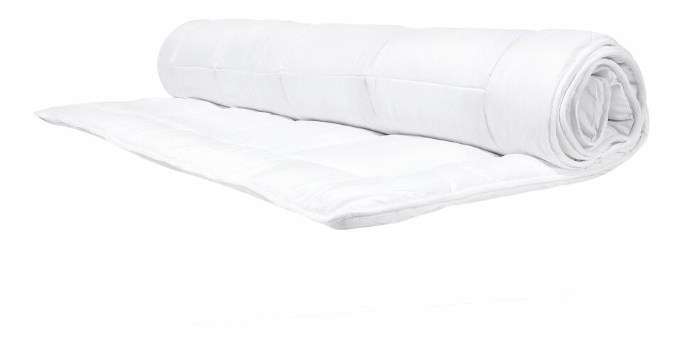 Pătură 135x200 cm KARIBO (microfibră) (alb)