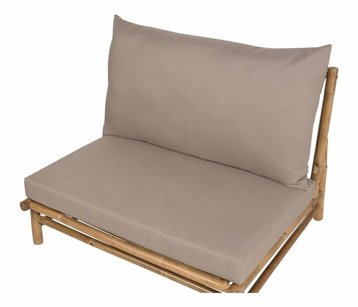 Set 2 ks záhradných stoličiek Theta (svetlé drevo + tmavosivá) 