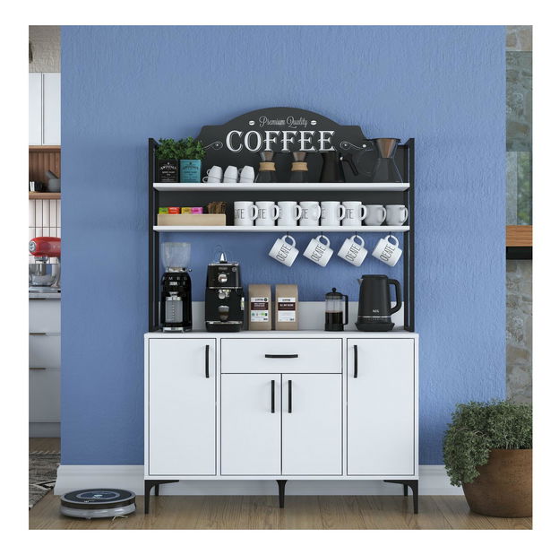 Príborník Jenaretta 130 (biela)