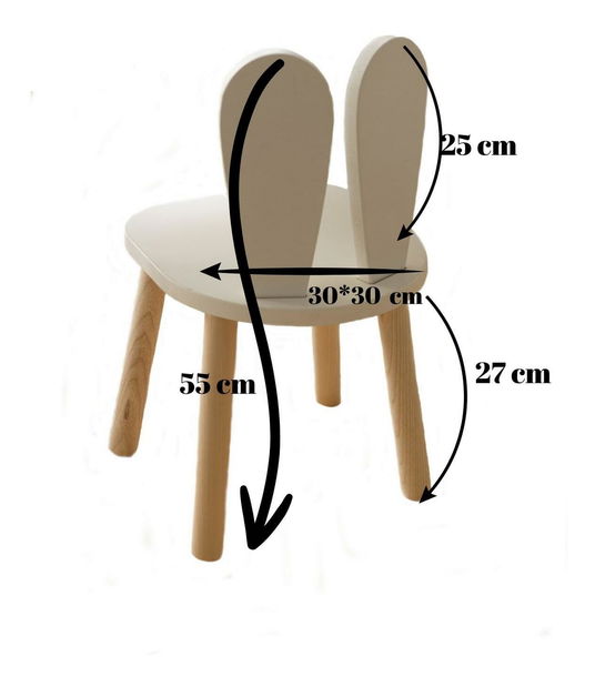 Scaun pentru copii Bunnie 1 (alb)