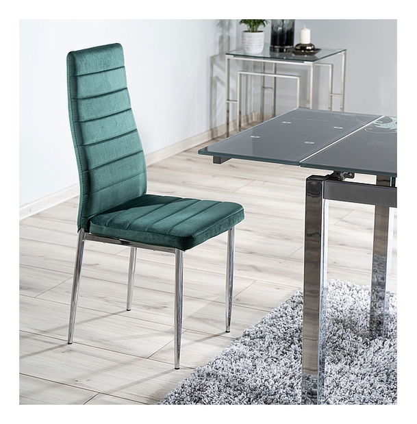 Scaun de sufragerie Harold (Maro + Cromat)