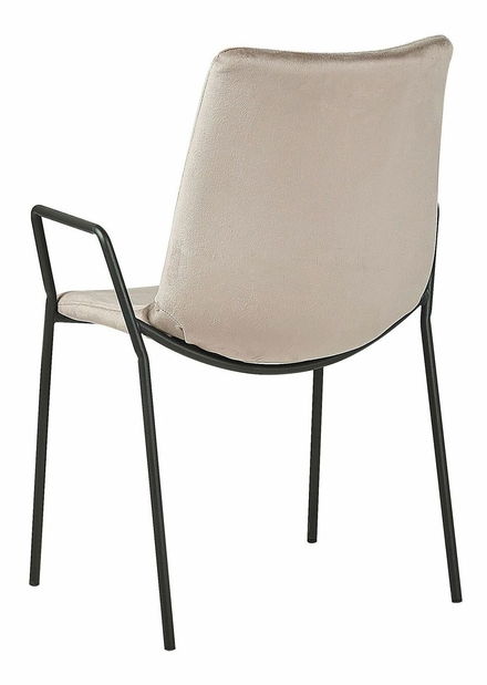 Set 2 ks. jedálenských stoličiek JERSO (sivohnedá)