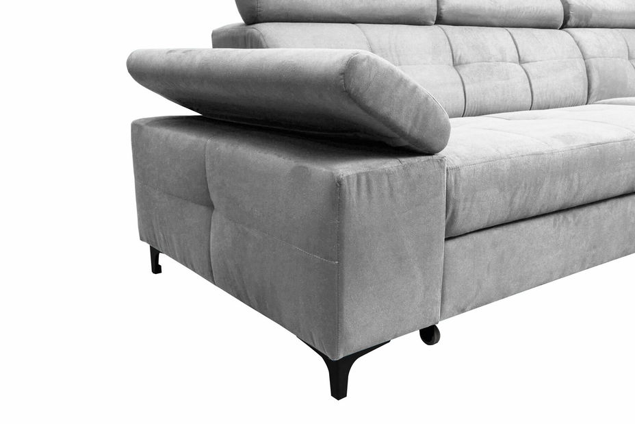 Sarokkanapé Nicholle (világosszürke) (J)