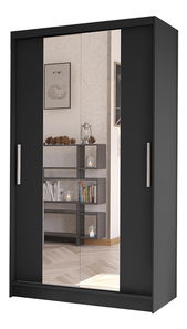 Šatníková skriňa Coletta II (čierna)