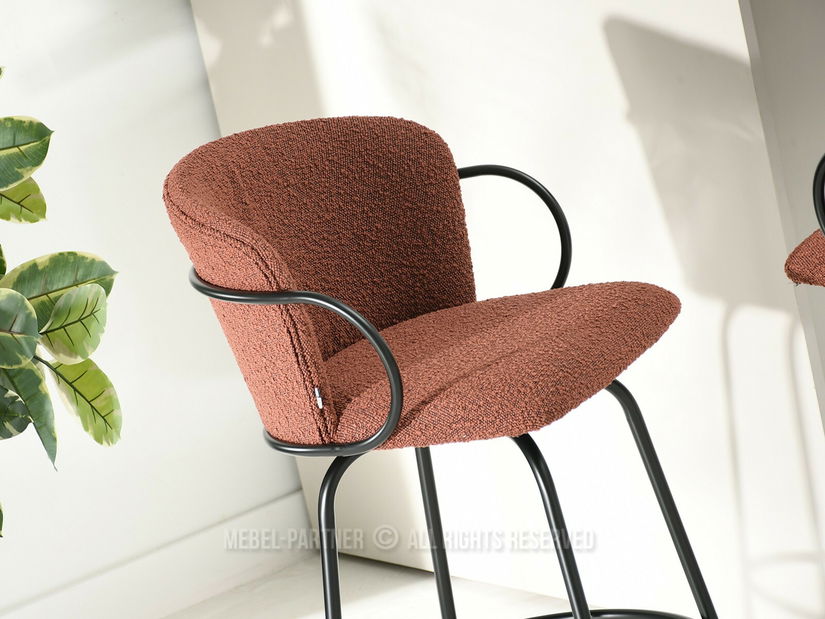 Scaun bar Simonte (negru)