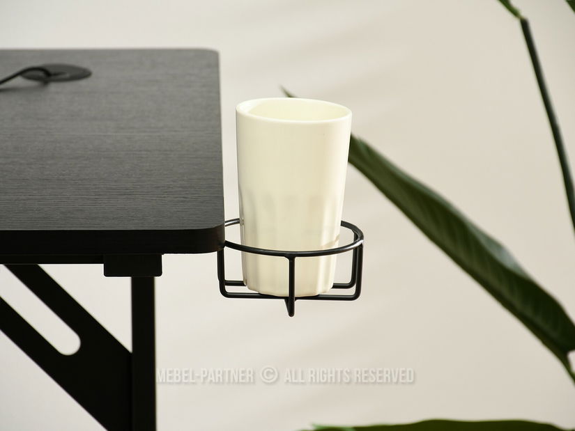 Masă PC Matts 115 (lemn negru + negru)