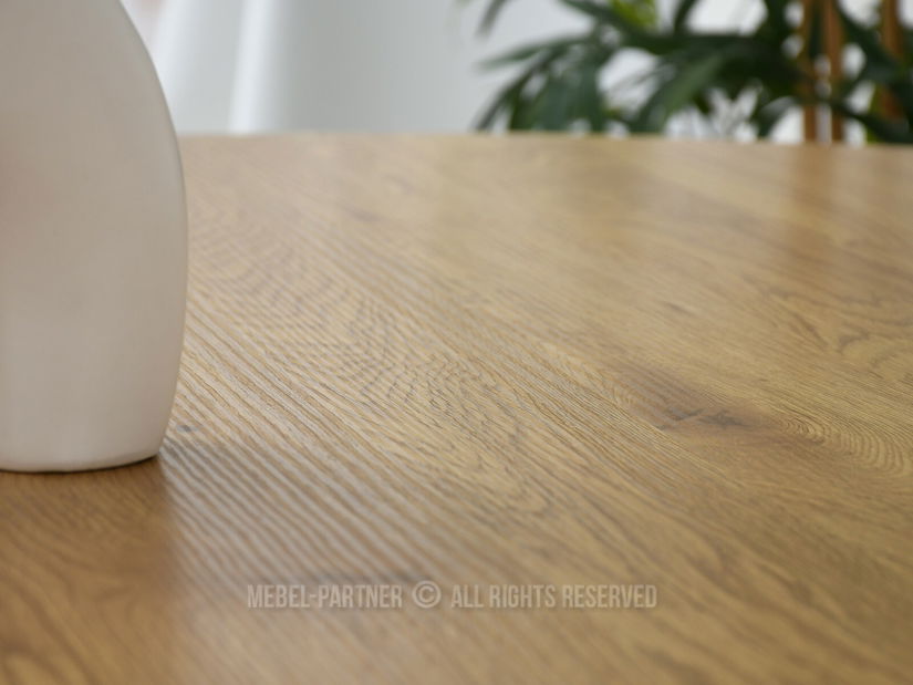 Jedálenský stôl Bird (dub + biela)