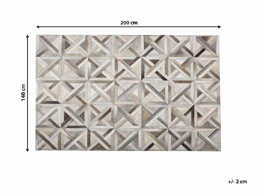 Koberec 140x200 cm TANYTA (hnedá + béžová)