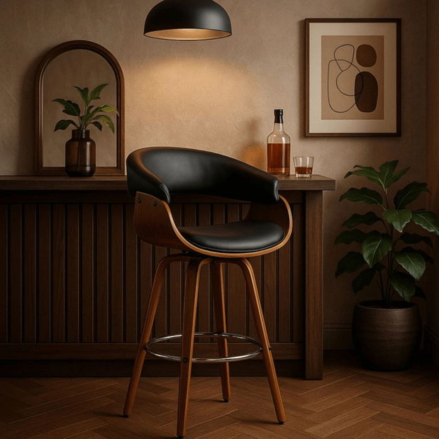 Bárszék Jerrey (fekete + dió) 