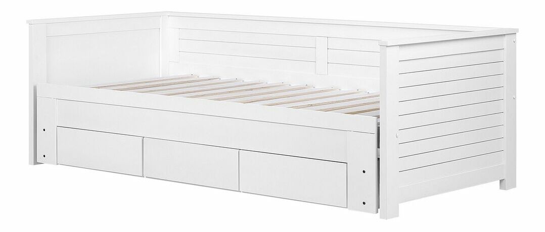 Krevet na razvlačenje 91 cm CAJUN (s podnicom) (bijela)