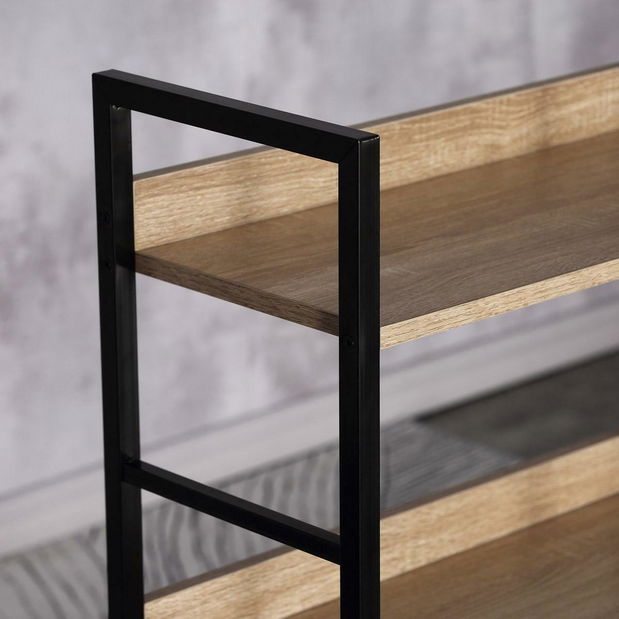 Regál Garante (tölgy + fekete)