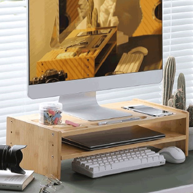 Podstavec pod monitor Elario 4 (prírodná)