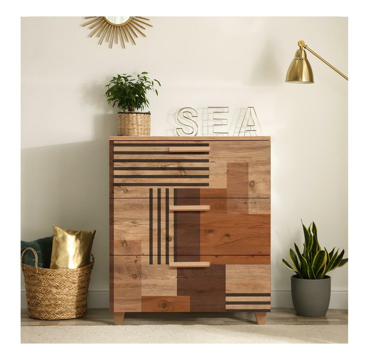 Komód Laurien Color (atlanti fenyő)