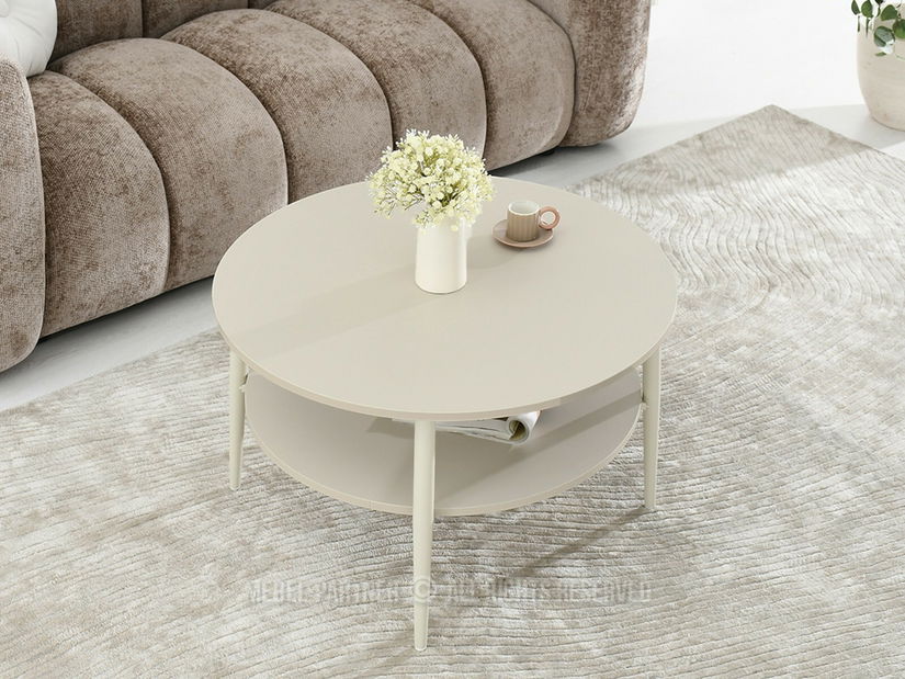 Măsuță de cafea Rogatoria (crem)