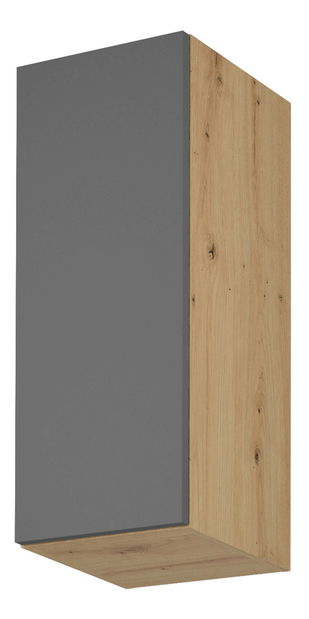 Dulap superior de bucătărie G30 Langari (stejar artisan + gri mat) (S)