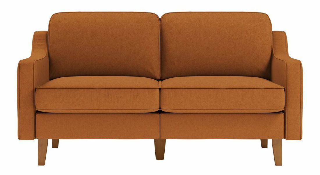 Pohovka dvojsedačka Robia 2 (karamelová + orech)