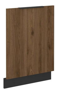 Vrata za ugradbenu perilicu posuđa Monzesa ZM 713x596 (orah okapi + crna) 