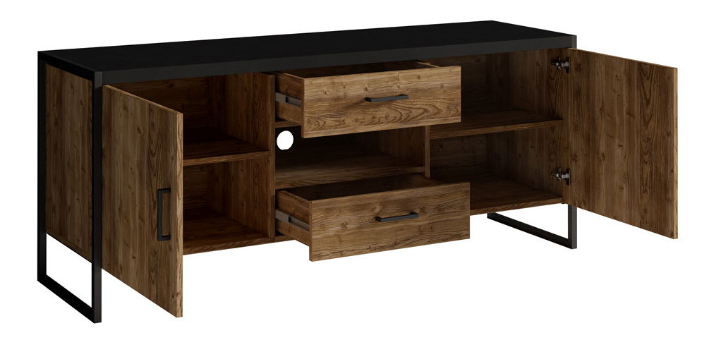 TV asztal Taren Typ 41 (luc + fekete)