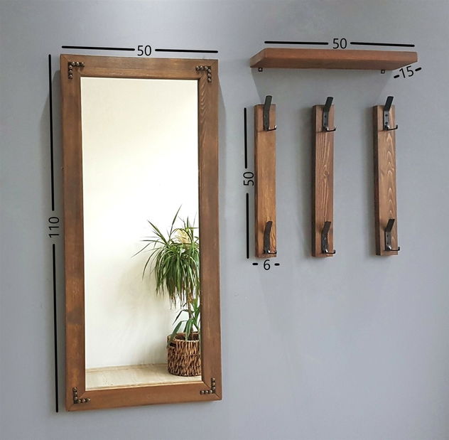 Set mobilier pentru hol Vallery (Nuc)