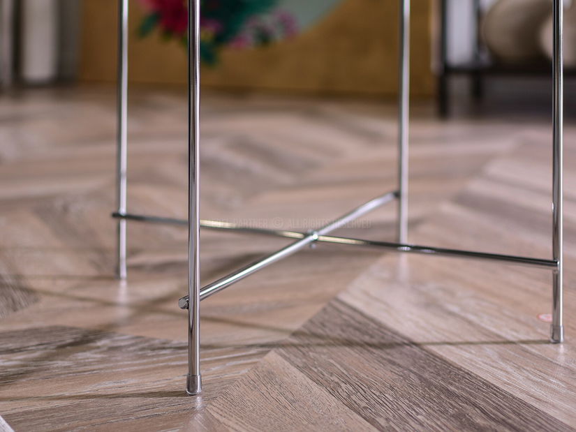 Konferenčný stolík Ibbia S (chrómová)