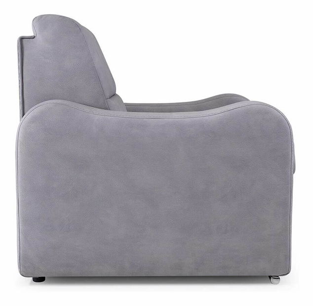 Pohovka trojsedačka Wendell (sivá) (s taburetkami)