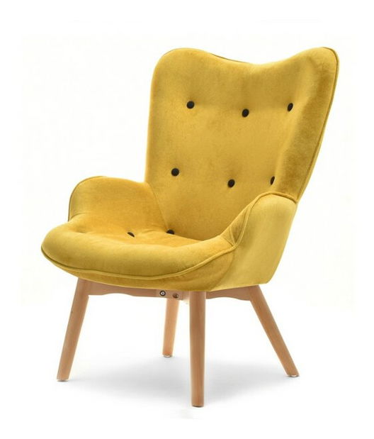 Fotelja Nutri (žuta + crna)