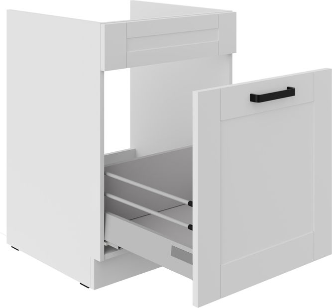 Dolná kuchynská skrinka Lucid 60 ZL 1S BB (korpus: biela + front: mdf biela)