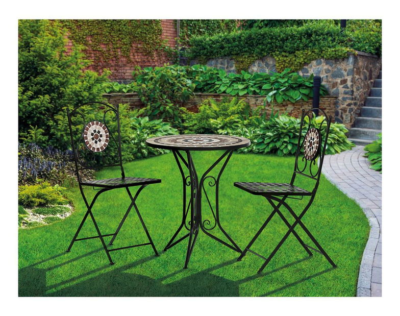 Kerti szett Unomassa (fekete) (2 fő részére)