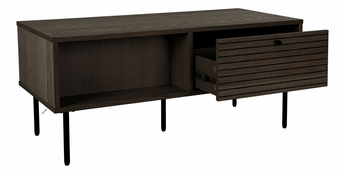 Konferenčný stolík Ksitina 1 (tmavohnedá)