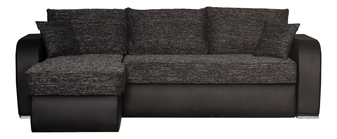 Rohová sedačka BRW CUBO (L/P) čierna
