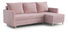 Rohová sedacia súprava Ronaldo (P) (ružová)
