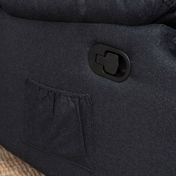 Podesiva fotelja Repraducida (crna) 