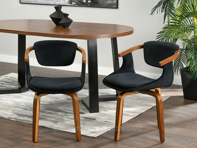 Stolica Max K (crna + orah)